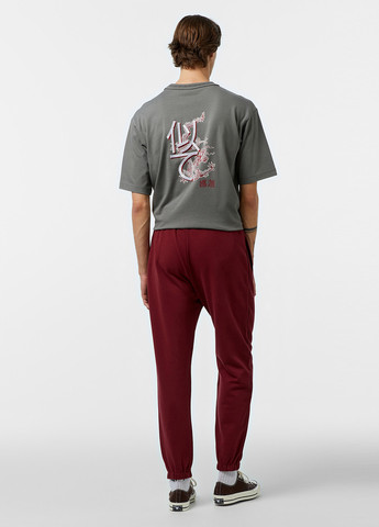 Бордовые спортивные демисезонные джоггеры брюки Les Benjamins