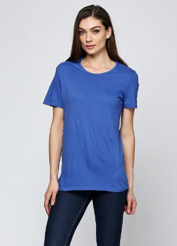 Синяя летняя футболка Alcott