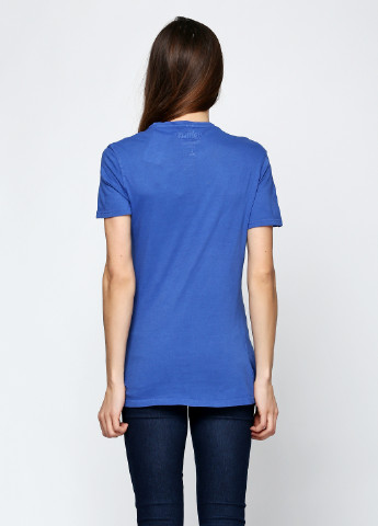 Синяя летняя футболка Alcott