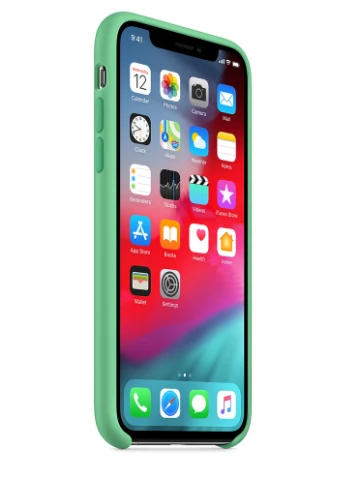 Чехол Silicone Case without Logo (AA) для Apple iPhone XS Max (6.5') Зеленый / Spearmint (is_00000032492_4) Epik (229728195)