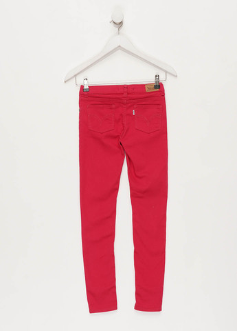 Темно-розовые демисезонные зауженные джинсы Levi's