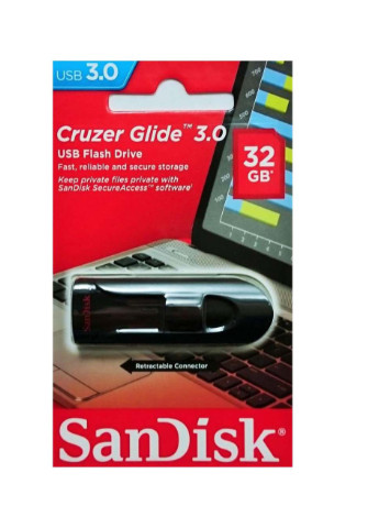 USB флеш накопитель (SDCZ600-032G-G35) SanDisk 32gb glide usb 3.0 (232750118)