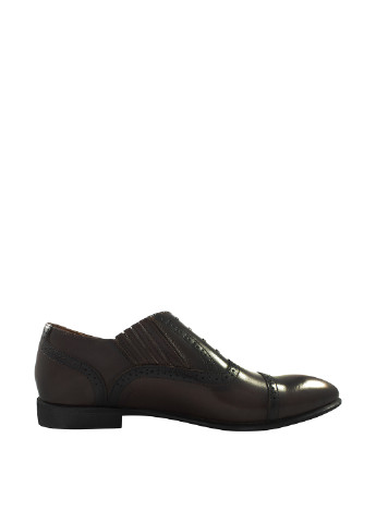 Темно-коричневые классические туфли Sav без шнурков