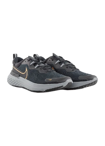 Чорні кросівки react miler 2 демісезон Nike