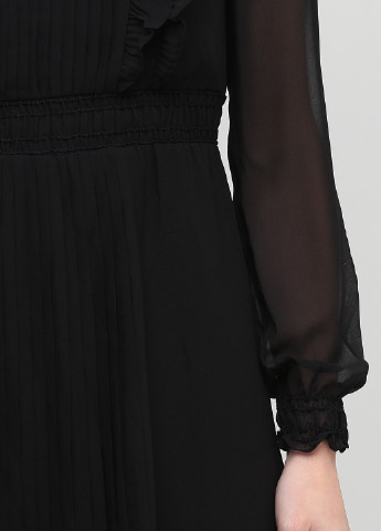 Черное кэжуал платье клеш Only однотонное
