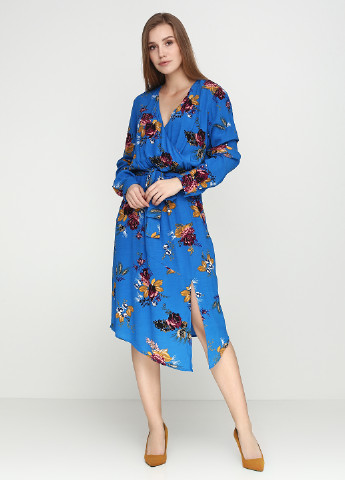 Синя кежуал сукня Gestuz з квітковим принтом
