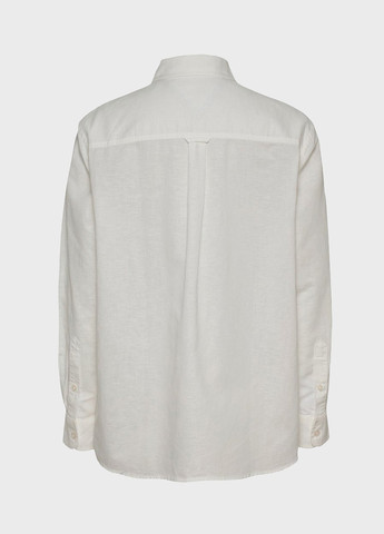 Белая кэжуал рубашка однотонная Tommy Jeans