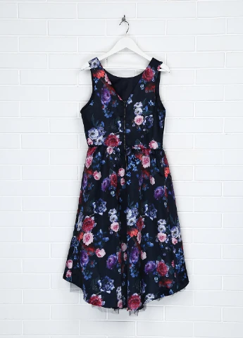 Тёмно-синее платье H&M (184152847)