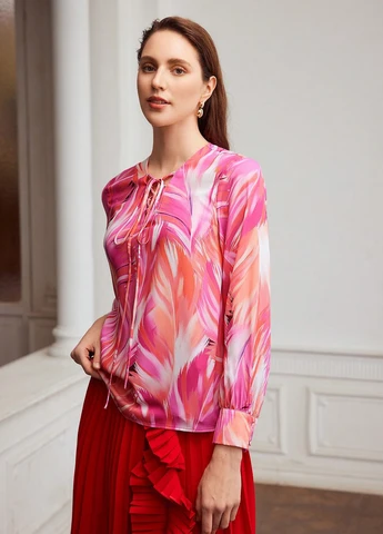 Комбінована блуза SHEIN