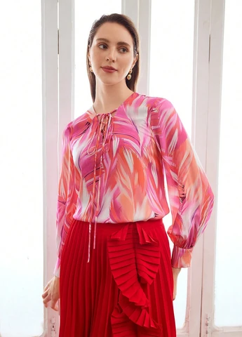 Комбінована блуза SHEIN