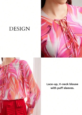 Комбінована блуза SHEIN