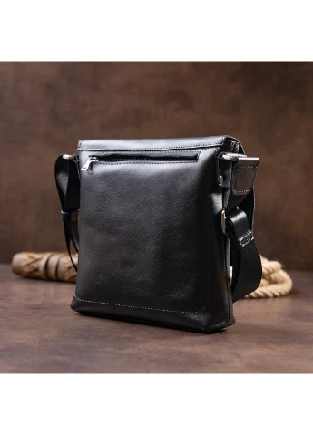 Чоловіча шкіряна сумка 21х23х4,5 см Grande Pelle (252127071)