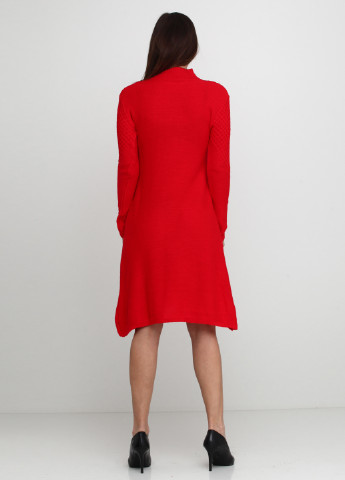 Красное кэжуал платье Metin Triko
