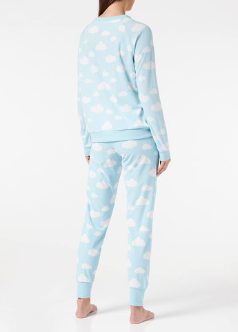 Голубая всесезон пижама (свитшот, брюки) свитшот + брюки Iris & Lilly