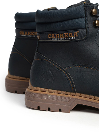 Синие осенние ботинки тимберленды Carrera
