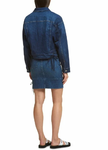 Синя демісезонна куртка DKNY