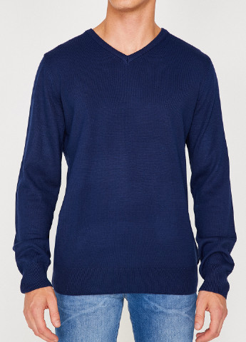 Синий зимний пуловер пуловер KOTON