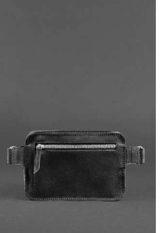 Кожаная поясная сумка Dropbag Mini черная Crazy Horse BlankNote (253147310)