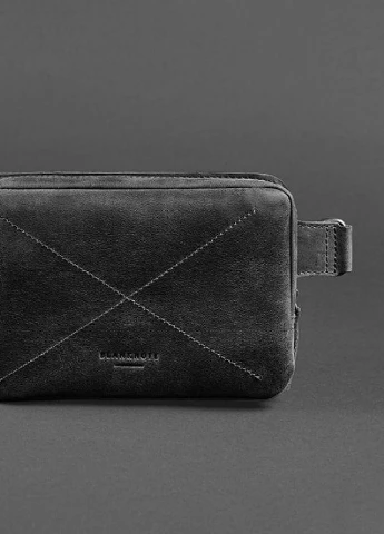 Кожаная поясная сумка Dropbag Mini черная Crazy Horse BlankNote (253147310)