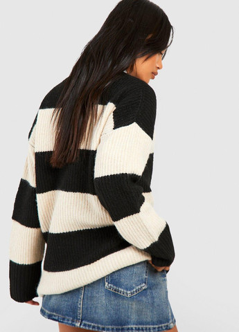 Чорно-білий демісезонний джемпер джемпер Boohoo