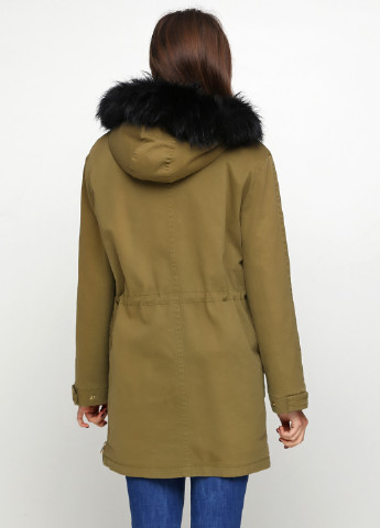 Оливковая (хаки) зимняя куртка Pinko
