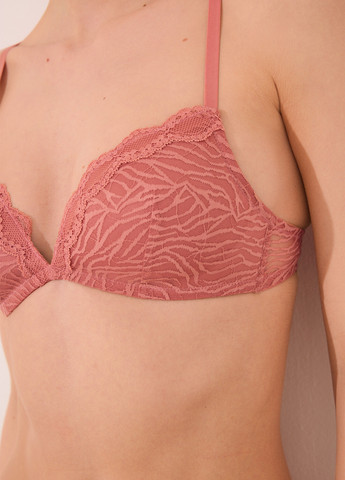 Рожевий бралетт бюстгальтер Women'secret без кісточок поліамід
