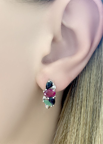 Сережки Silver Flame (233883846)