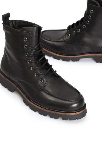 Черные зимние ботинки берцы Tommy Hilfiger