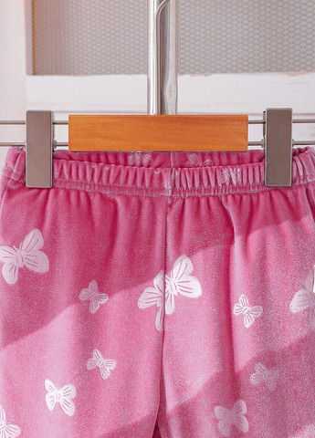 Рожевий демісезонний костюм (світшот, штани) брючний SHEIN