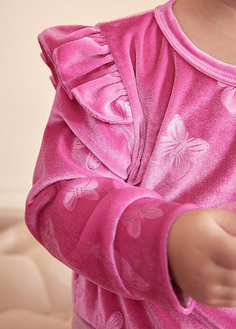 Рожевий демісезонний костюм (світшот, штани) брючний SHEIN