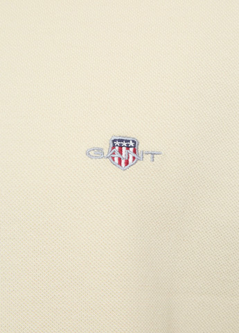 Бежевая футболка Gant