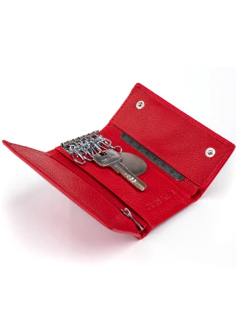 Жіночий шкіряний гаманець-ключниця 12,3х7,3х1 см st leather (252131407)
