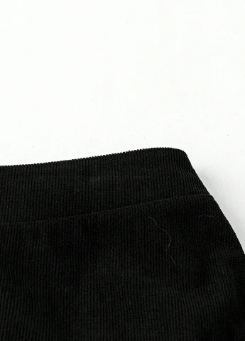 Черная кэжуал однотонная юбка SHEIN клешированная