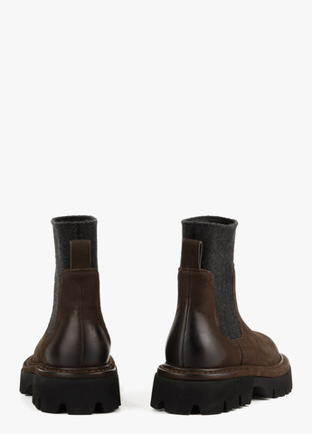 Осенние ботинки челси Le'BERDES без декора из натурального нубука