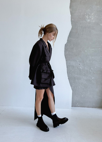 Осенние ботинки челси Le'BERDES без декора из натурального нубука