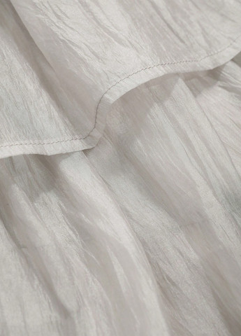 Кремовая кэжуал однотонная юбка SHEIN а-силуэта (трапеция)