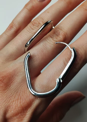 Серьги Silver Flame (255287466)