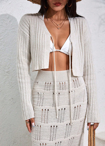 Костюм (кардиган, спідниця) SHEIN (338626999)