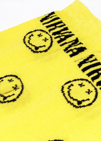 Жовті шкарпетки premium nirvana жовті LOMM малюнки (210386193)