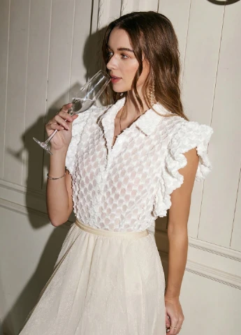Біла блуза SHEIN