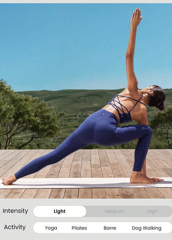 Тёмно-синий топ бюстгальтер SHEIN без косточек