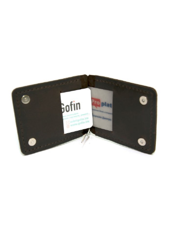 Кожаный зажим для купюр 11,5х8,5х0,5 см GOFIN (253174895)