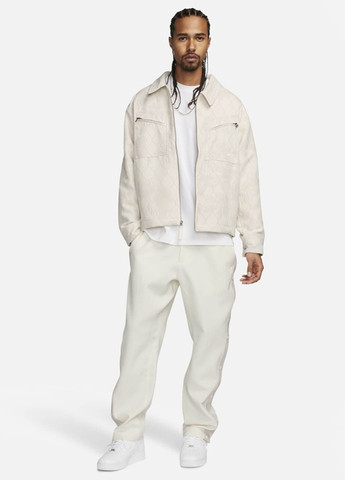 Молочные кэжуал, спортивные демисезонные прямые брюки Nike