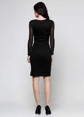 Черное деловое платье Majaly однотонное