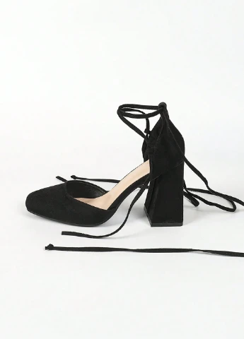 SHEIN Туфлі д'орсей чорний з штучна замша, китай — літо (331019536)