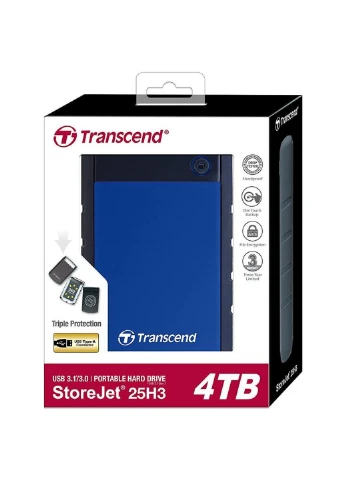 Внешний жесткий диск (TS4TSJ25H3B) Transcend 2.5" 4TB (250053981)