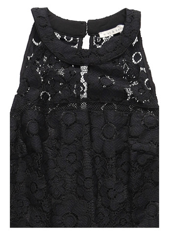 Чорна кежуал сукня а-силует MINT&BERRY однотонна