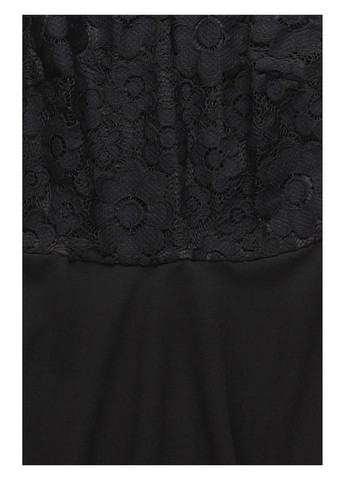 Чорна кежуал сукня а-силует MINT&BERRY однотонна