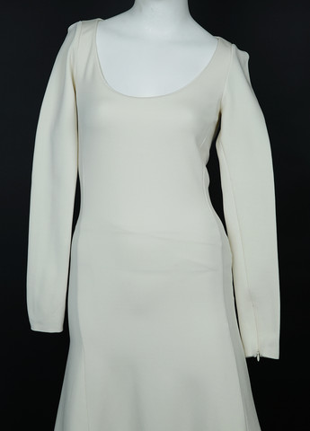 Молочное кэжуал платье а-силуэт Ralph Lauren однотонное