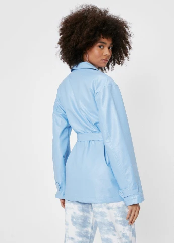 Блакитна демісезонна куртка Nasty Gal